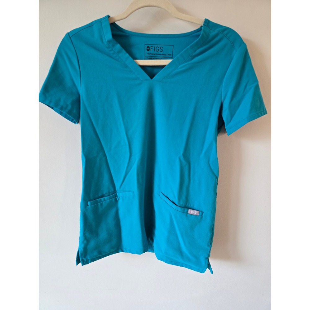 Figs Women's Top in Teal